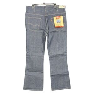 NWT Vintage 70s Levi's Dura Plus Bell Bottom Jeans Orange Tab Talon Zip 38 x 32
